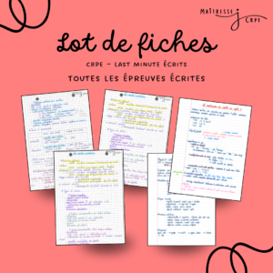 Lot - Last Minute Écrits